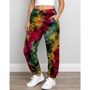 525 America Born in Bklyn Tie Dye Joggers Amber Multi S